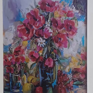BAZO ME LOULOUDIA ( Vase with Flowers )